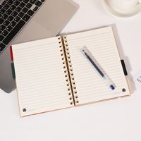 1 Piece Solid Color Learning Paper Preppy Style Notebook main image 2