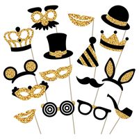 Cute Funny Glasses Paper Wedding Party Photography Props sku image 1