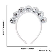 Retro Exaggerated Ball Plastic Party Headband sku image 1