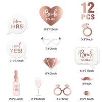Cute Rose Paper Wedding Party Photography Props main image 3