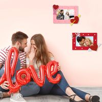 Valentine's Day Cute Sweet Letter Heart Shape Nonwoven Indoor Party Festival Decorative Props main image 3