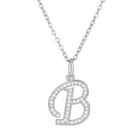 Casual Letter Stainless Steel Copper Plating 18k Gold Plated Pendant Necklace main image 3