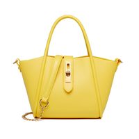 Women's All Seasons Pvc Solid Color Streetwear Square Magnetic Buckle Square Bag sku image 1