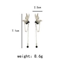 1 Pair Elegant Butterfly Alloy Drop Earrings main image 2