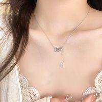 Simple Style Heart Shape Copper Necklace In Bulk sku image 8