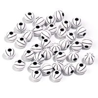 Sports Basketball Football Arylic Plating Jewelry Accessories 50 Pieces sku image 12