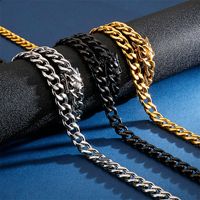 Hip-Hop Retro Solid Color Stainless Steel Plating Chain 18K Gold Plated Men's Bracelets main image 4