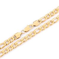 Hip-Hop Retro Geometric Solid Color Titanium Steel Plating Chain 18K Gold Plated Unisex Necklace sku image 2