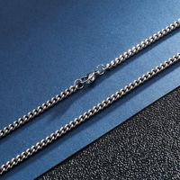 Simple Style Geometric Titanium Steel Plating Unisex Necklace main image 4