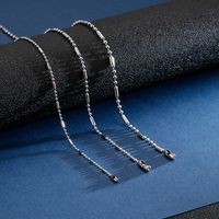 Einfacher Stil Geometrisch Titan Stahl Überzug Männer Halskette main image 1
