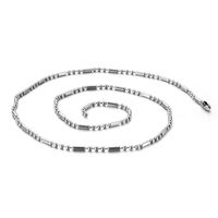 Einfacher Stil Geometrisch Titan Stahl Überzug Männer Halskette main image 2