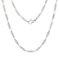 Wholesale Simple Style Solid Color Titanium Steel Chain Necklace main image 3