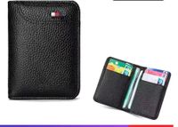 Unisex Solid Color Pu Leather Open Card Holder sku image 1