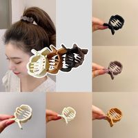 Simple Style Cool Style Solid Color Plastic Hair Claws main image 1