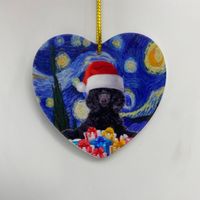Christmas Cartoon Style Cute Christmas Hat Cat Arylic Indoor Party Festival Hanging Ornaments sku image 12
