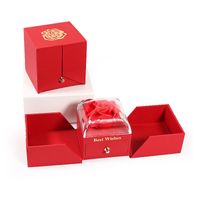 Fashion Flower Paper Valentine'S Day Jewelry Boxes sku image 5