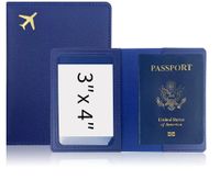Unisex Elegant Solid Color Pu Leather Passport Holders sku image 3