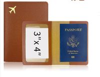 Unisex Elegant Solid Color Pu Leather Passport Holders sku image 5