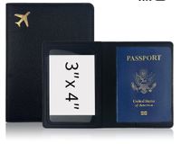 Unisex Elegant Solid Color Pu Leather Passport Holders sku image 6