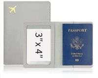 Unisex Elegant Solid Color Pu Leather Passport Holders sku image 10