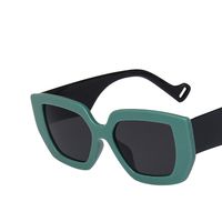 Europäische Und Amerikanische Trendbox Sonnenbrille Mit Weitem Bein  Neue Farblich Passende Sonnenbrille Für Damen sku image 1
