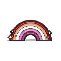 Cartoon Style Cowboy Style Letter Rainbow Heart Shape Alloy Stamping Stoving Varnish Plating Kid's Brooches sku image 11