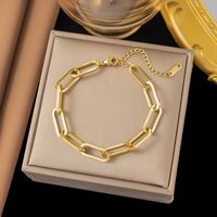 Streetwear Heart Shape Grain 304 Stainless Steel 18K Gold Plated Acrylic Artificial Rhinestones Plastic Bracelets In Bulk sku image 16