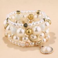 Simple Style Starfish Alloy Beaded Women's Bracelets main image 5