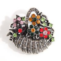Simple Style Christmas Tree Alloy Inlay Rhinestones Pearl Women's Brooches 1 Piece sku image 5