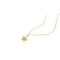 IG Style Simple Style Letter Star Heart Shape Copper Hollow Out Inlay Zircon Pendant Necklace 1 Piece main image 3