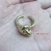 Casual Vintage Style Simple Style Geometric Copper Plating 18k Gold Plated Open Rings main image 5