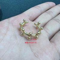 Casual Vintage Style Simple Style Geometric Copper Plating 18k Gold Plated Open Rings main image 11