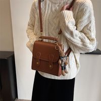 Solid Color Casual School Daily Women's Backpack main image 5