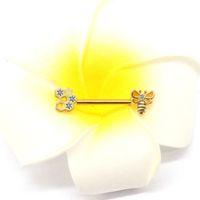 Casual Simple Style Shamrock Heart Shape Lines Alloy Plating Inlay Rhinestones Rose Gold Plated White Gold Plated Gold Plated Chest Ring main image 2