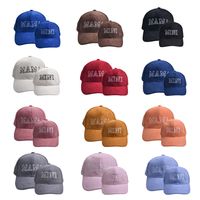 Children Unisex Women's Casual Basic Letter Embroidery Hollow Out Curved Eaves Baseball Cap main image 3
