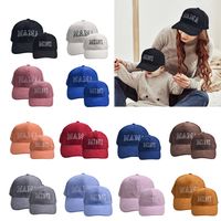 Children Unisex Women's Casual Basic Letter Embroidery Hollow Out Curved Eaves Baseball Cap main image 2