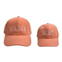 Children Unisex Women's Casual Basic Letter Embroidery Hollow Out Curved Eaves Baseball Cap sku image 36