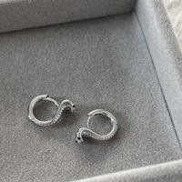 1 Pair Vintage Style Snake Plating Alloy Silver Plated Ear Clip main image 3