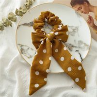 Simple Style Color Block Flannel Satin Hair Tie sku image 16