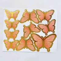 Menschliches Schmetterlings Papier Party Kuchen Dekorations Zubehör sku image 18