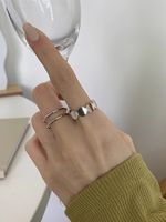 Simple Style Classic Style Solid Color Iron Women's Rings main image 2
