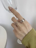 Simple Style Classic Style Solid Color Iron Women's Rings main image 3