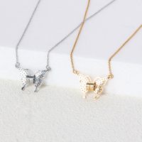 Stainless Steel 18K Gold Plated Vintage Style Plating Inlay Round Zircon Pendant Necklace main image 5