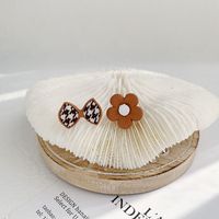 1 Pair Simple Style Flower Bow Knot Stoving Varnish Alloy Ear Studs main image 9