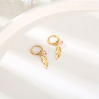1 Pair Simple Style Geometric Plating 304 Stainless Steel 18K Gold Plated Drop Earrings main image 4