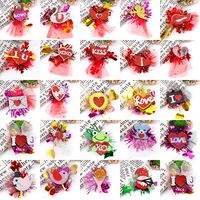 Valentine's Day Cute Sweet Swan Heart Shape Gauze Party Festival Hairpin main image 6