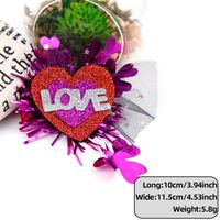 Valentine's Day Cute Sweet Letter Heart Shape Pet Daily Party Shopping Hairpin sku image 2