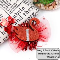Valentine's Day Cute Sweet Letter Heart Shape Pet Daily Party Shopping Hairpin sku image 16