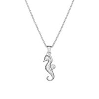 Classic Style Commute Hippocampus 304 Stainless Steel Plating 18K Gold Plated Men's Pendant Necklace main image 5