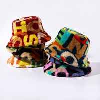 Unisex Hip-hop Retro Streetwear Letter Printing Wide Eaves Bucket Hat main image 1